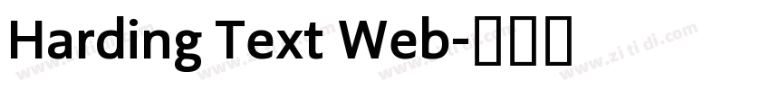Harding Text Web字体转换 Harding Text Web字体转换